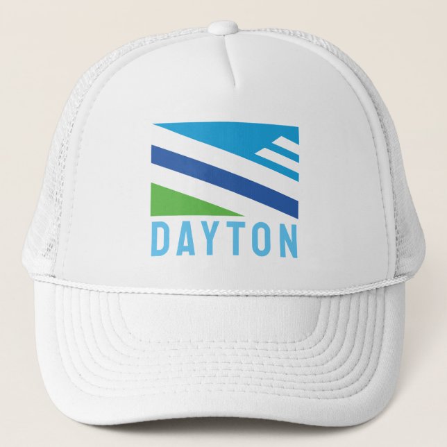 Flag of Dayton, Ohio (2021) Trucker Hat (Front)