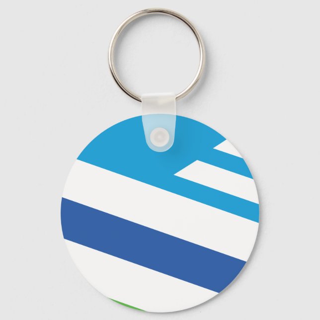 Flag of Dayton, Ohio Keychain (Front)