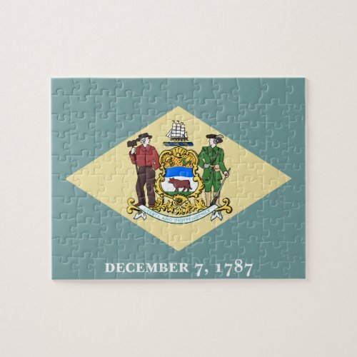 Flag of Delaware Jigsaw Puzzle