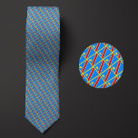Flag of  Democratic Republic of the Congo Pattern Neck Tie<br><div class="desc">Flag of  Democratic Republic of the Congo Pattern Necktie highlights the national colors of the country from a distance by employing a clever angled design. Upon closer inspection,  the seamless repeatable pattern of tiny flags showcases the country's national banner in an aesthetically pleasing way.</div>
