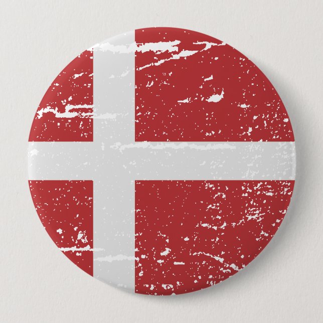 FLAG OF DENMARK BUTTON (Front)