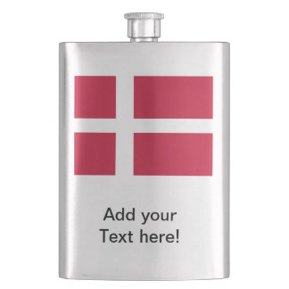 Flag of Denmark Flask