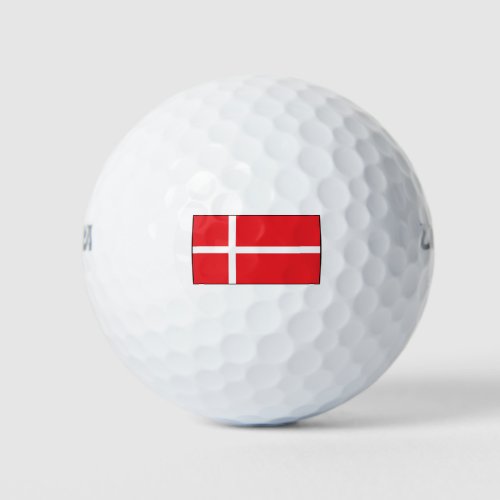 Flag of Denmark Golf Balls