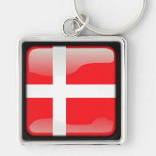 Flag of Denmark Keychain