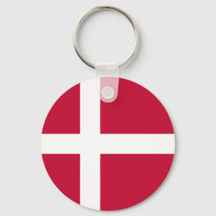 Flag of Denmark Keychain