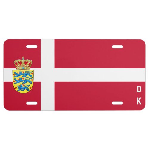 Flag of Denmark License Plate