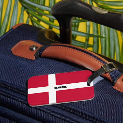 Flag of Denmark Luggage Tag
