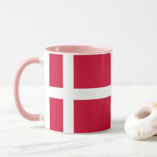 Flag of Denmark or Danish Cloth Mug