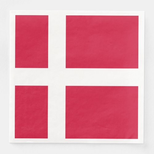 Flag of Denmark or Danish Cloth Paper Dinner Napkins