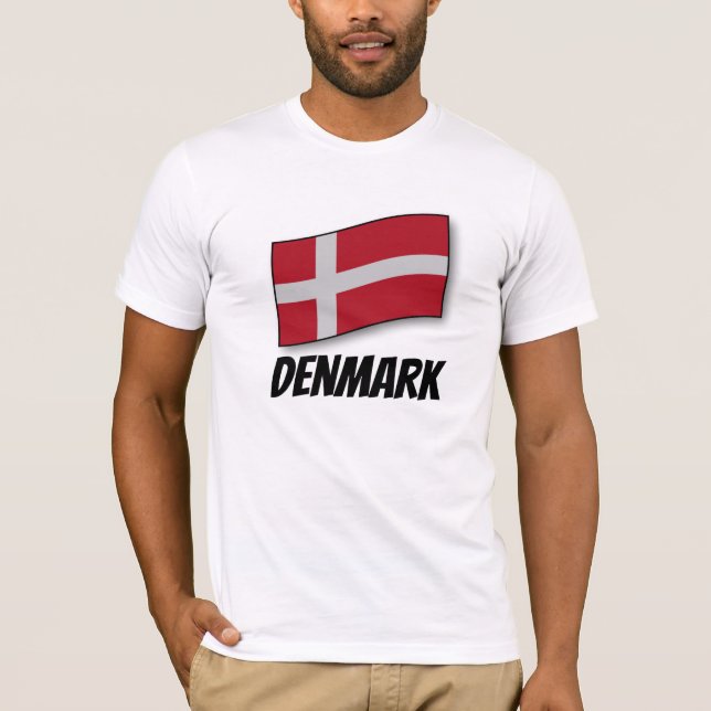 Flag of Denmark T-Shirt (Front)
