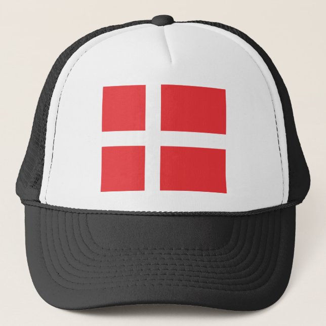 Flag of Denmark Trucker Hat (Front)
