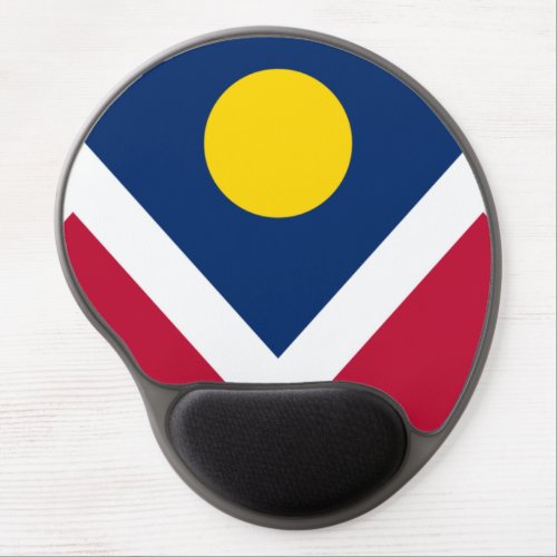 Flag of Denver Colorado Gel Mouse Pad