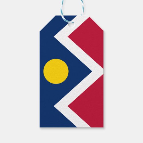 Flag of Denver Colorado Gift Tags