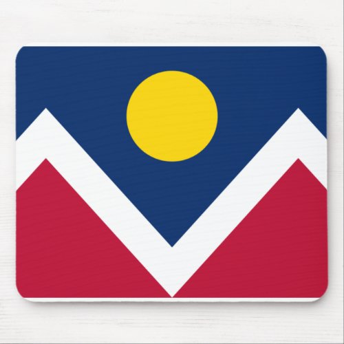 Flag of Denver Colorado Mouse Pad