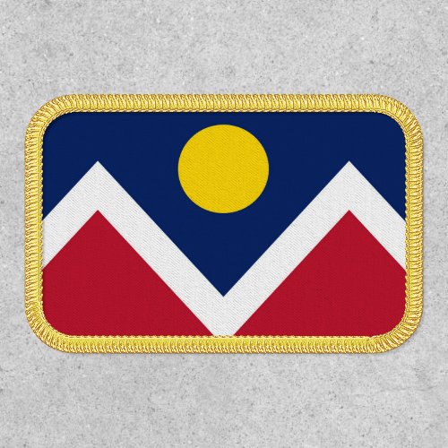 Flag of Denver Colorado Patch