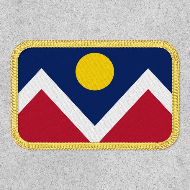 Flag of Denver, Colorado Patch (Front)