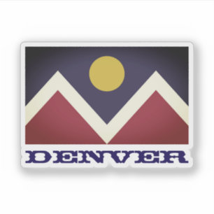 Flag of Denver, Colorado Sticker