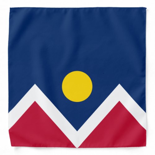 Flag of Denver Colorado USA Bandana