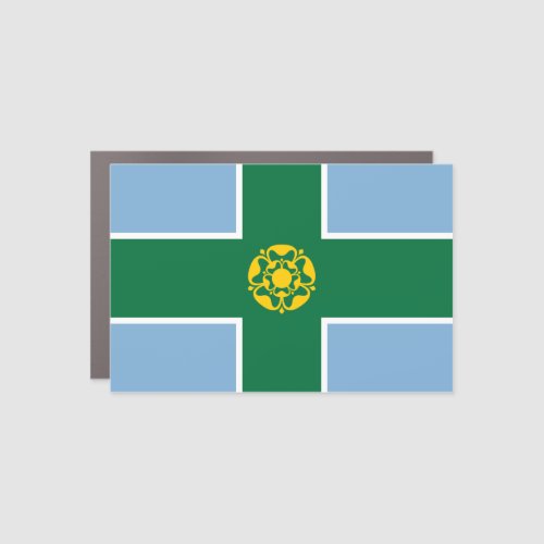 Flag of Derbyshire Car Magnet