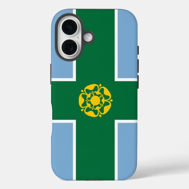 Flag of Derbyshire  Case-Mate iPhone Case (Back)