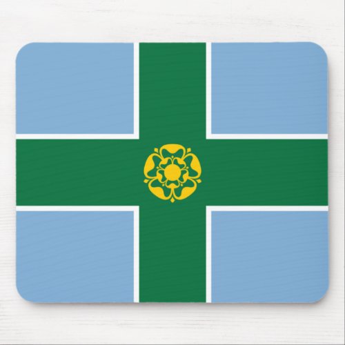 Flag of Derbyshire County of England UK Mouse Pad