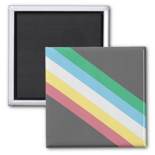 Flag of Disability Pride Magnet