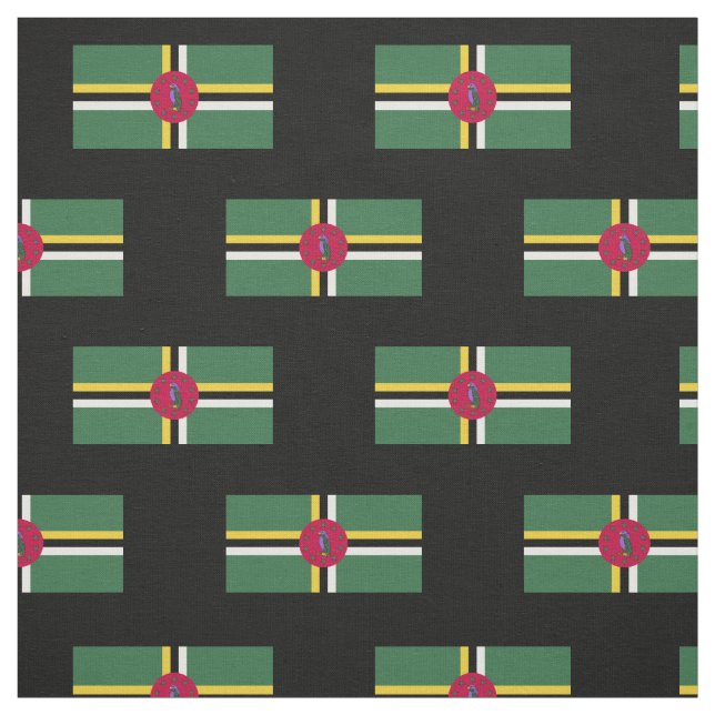 Flag of Dominica Fabric (Swatch)