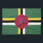 Flag of Dominica Hand Towel<br><div class="desc">Flag of the Republic of Dominica.</div>