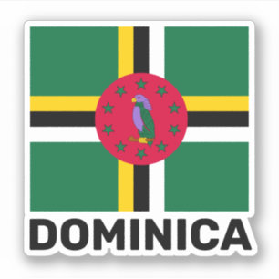 Flag of Dominica Sticker