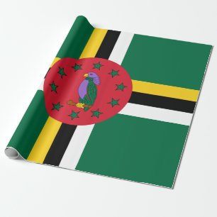 Flag of Dominica Wrapping Paper