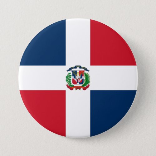 Flag Of Dominican Republic Button
