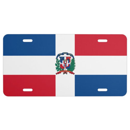 Flag of Dominican Republic License Plate