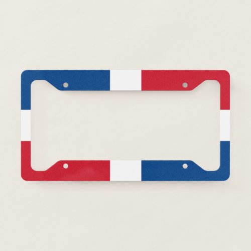 Flag of Dominican Republic License Plate Frame