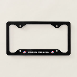 Flag of Dominican Republic License Plate Frame