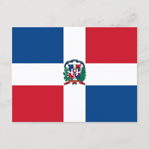 Flag of Dominican Republic Postcard