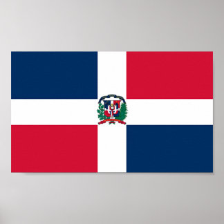 Flag of Dominican Republic Poster
