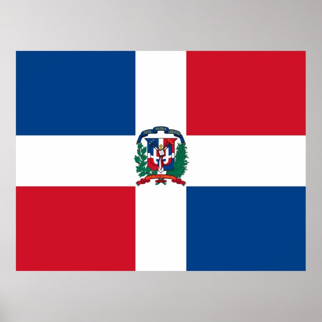 Flag of Dominican Republic Poster (Front)
