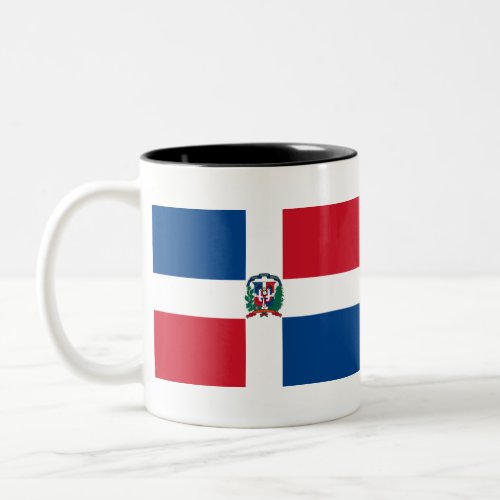 Flag of Dominican Republic Two_Tone Coffee Mug