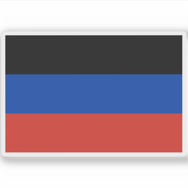 Flag of Donetsk People's Republic Sticker (Front)
