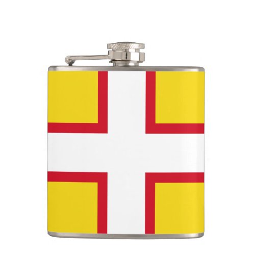 Flag of Dorset Hip Flask
