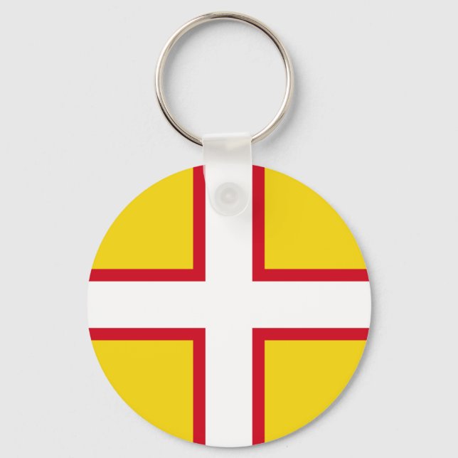 Flag of Dorset Keychain (Front)