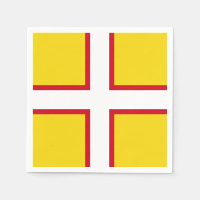 Flag of Dorset  Napkins (Front)