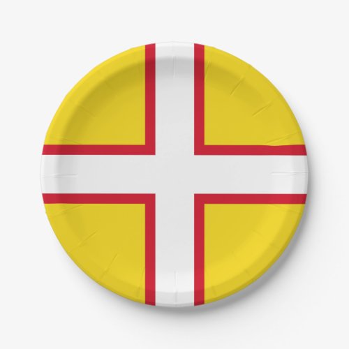 Flag of Dorset Paper Plates