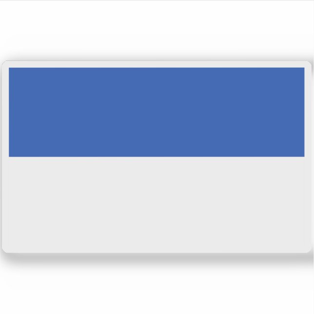 Flag of Duisburg, Germany Sticker (Front)