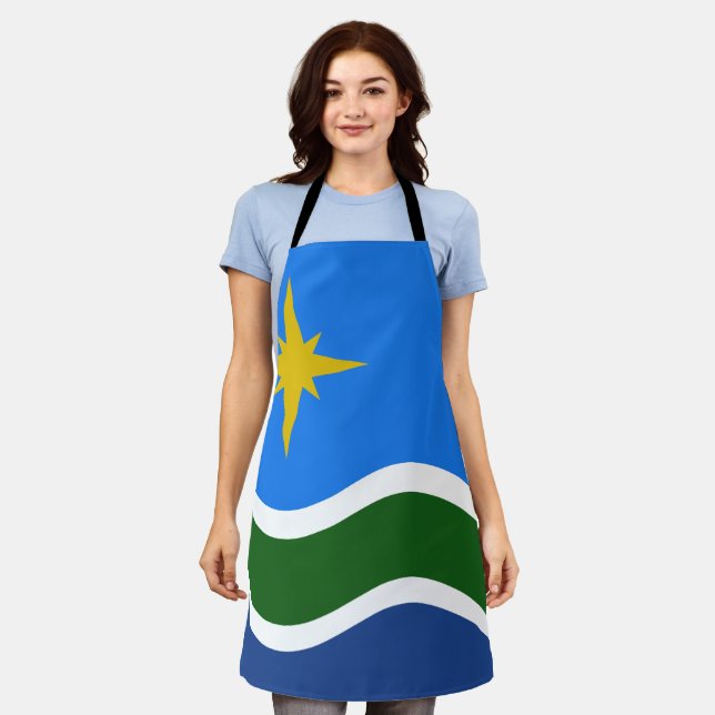 Flag of Duluth, Minnesota Apron (Worn)