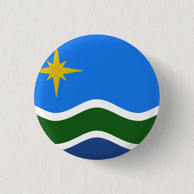 Flag of Duluth, Minnesota Button (Front)