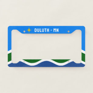 Flag of Duluth, MN License Plate Frame