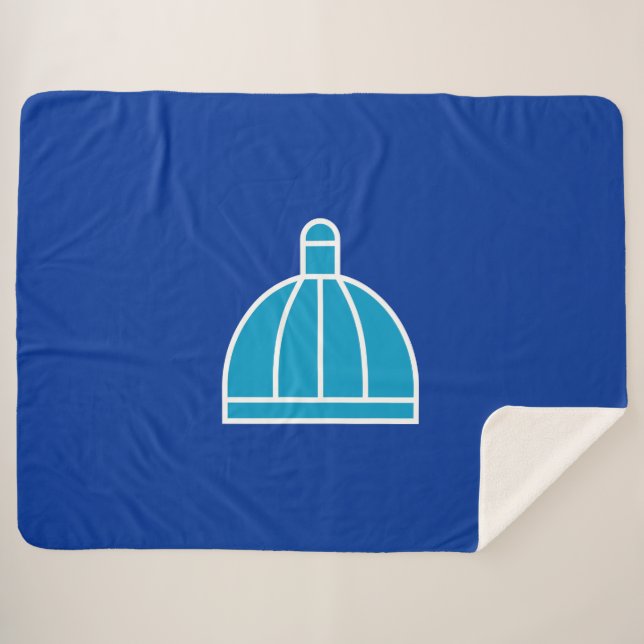 Flag of Durban (South Africa) Sherpa Blanket