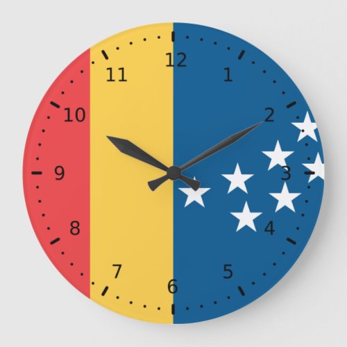 Flag of Durham North Carolina Acrylic Wall Clock