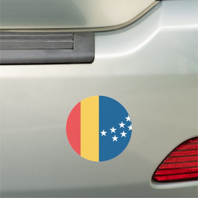 Flag of Durham, North Carolina Car Magnet (In Situ)